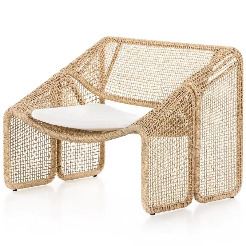 Chair with Cushion and Rattan