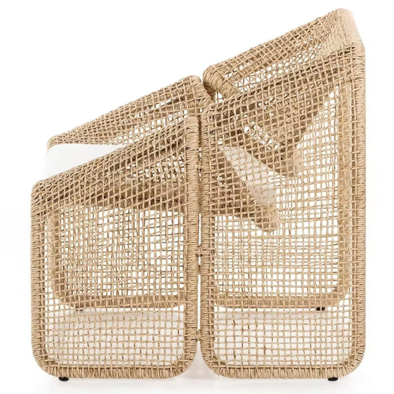 Chair with Cushion and Rattan