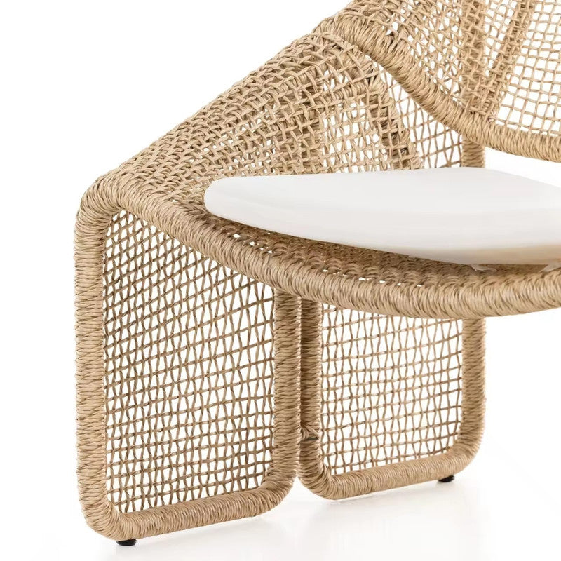 Chair with Cushion and Rattan