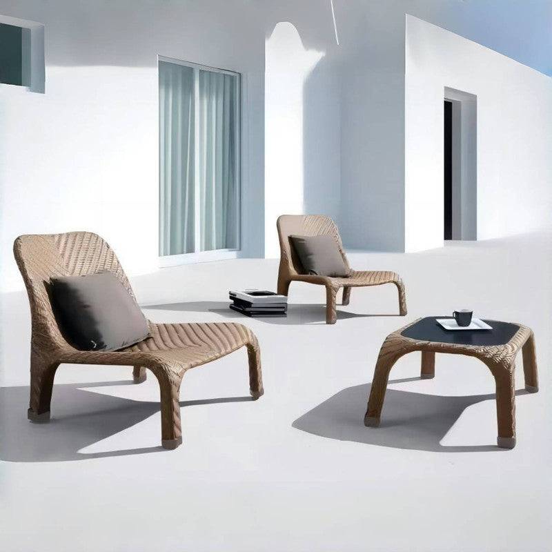 Rattan Hand-Made Small Balcony Furniture