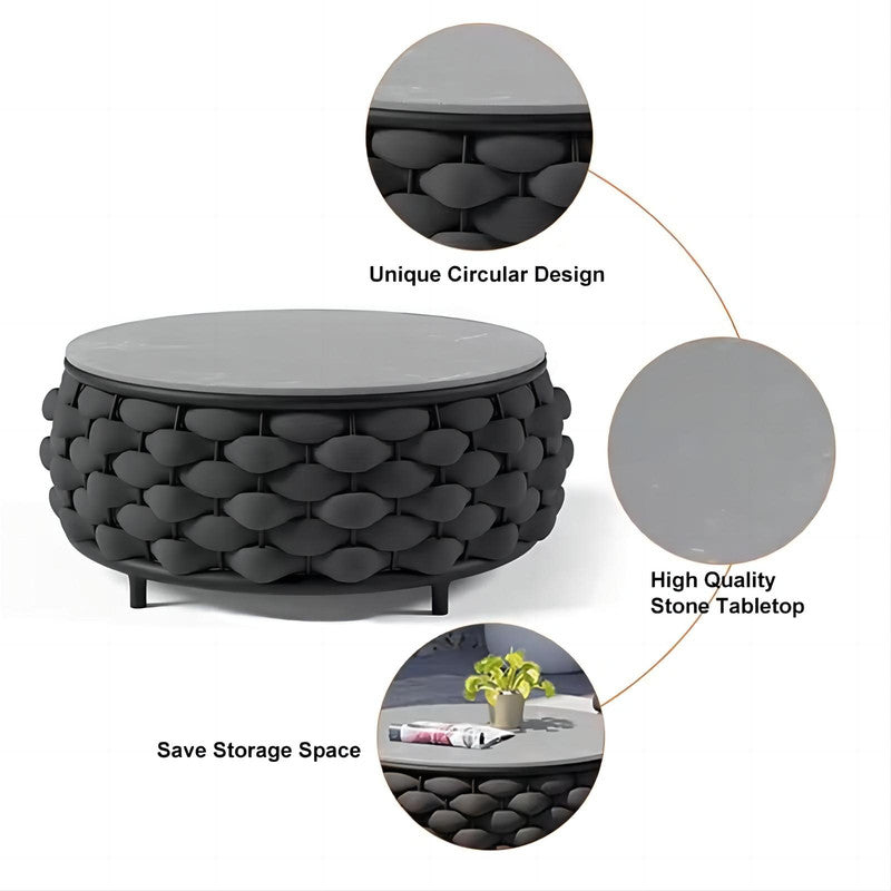 Backyard Garden Sofa Rope Woven Outdoor Furniture Garden Set