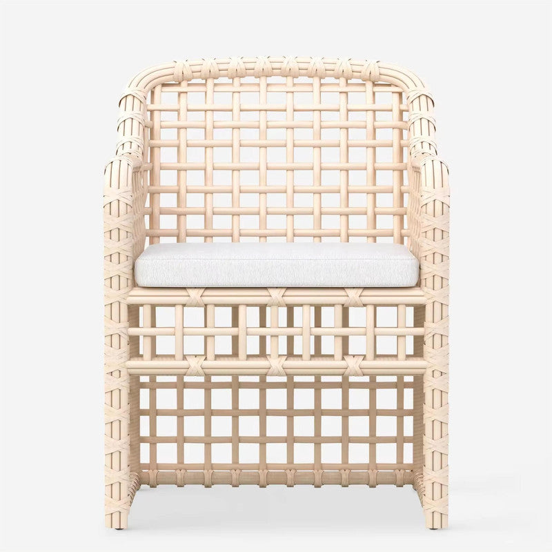 Lounge Chair Rattan Wicker with Cushion