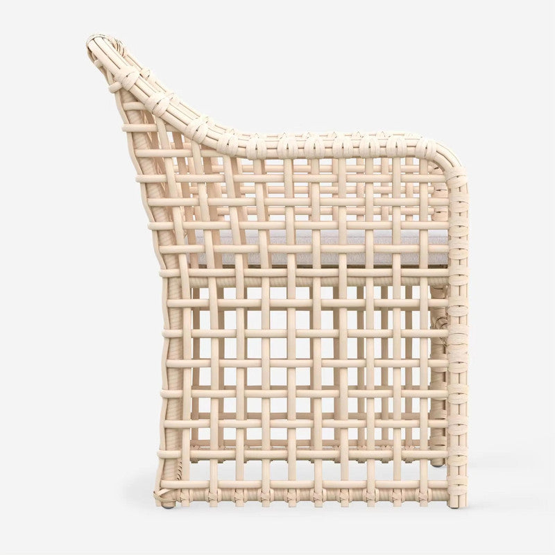 Lounge Chair Rattan Wicker with Cushion