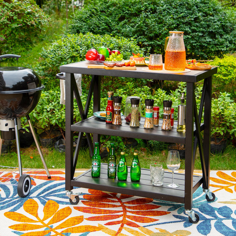 Metal Bar Cart