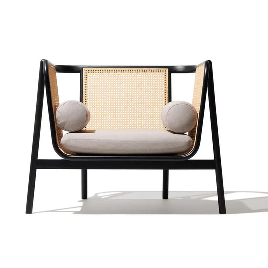 Chair with Combination Rattan and Cushion