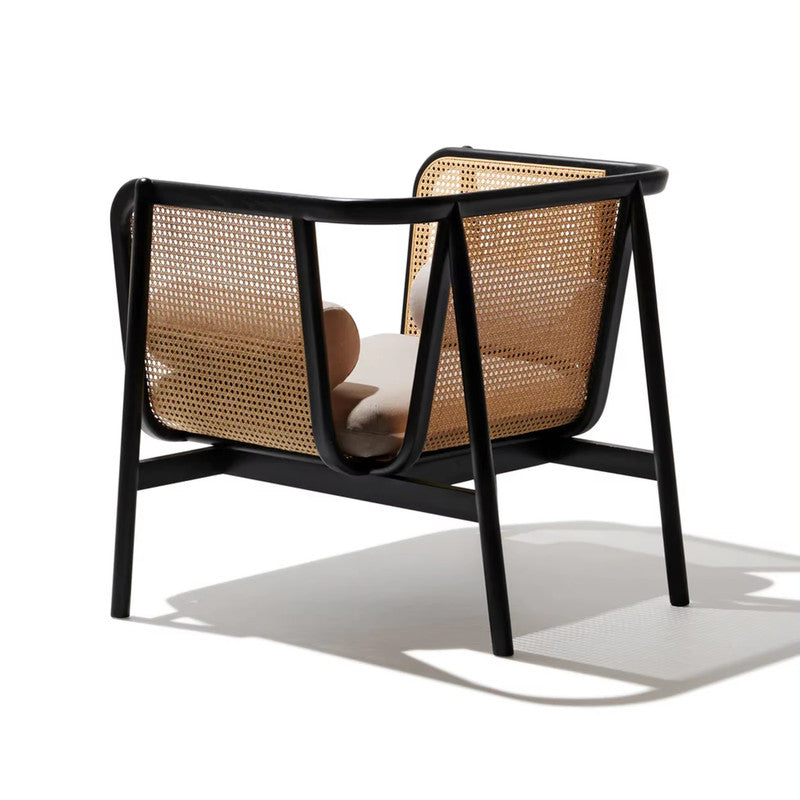 Chair with Combination Rattan and Cushion