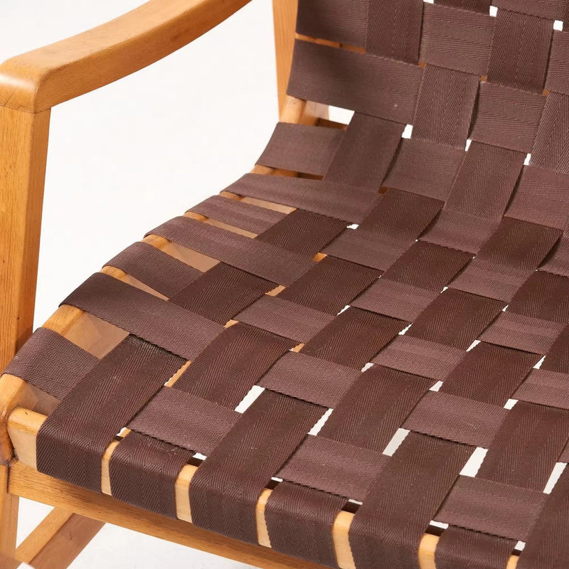 Webbing Rattan Lounge Chair